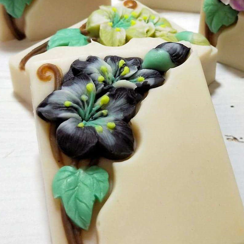 Pretty Floral Soap Mold Rectan – Soap Making Cold Process Bewertung und Preis