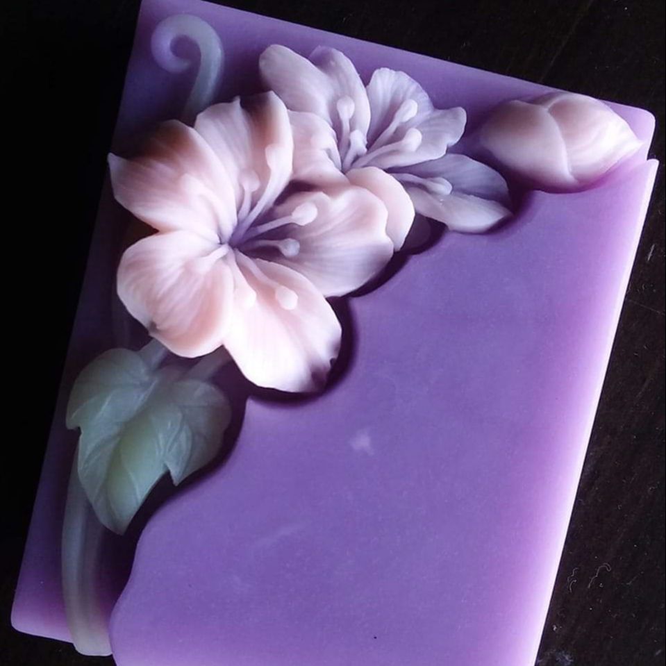 Pretty Floral Soap Mold Rectan – Soap Making Cold Process Bewertung und Preis