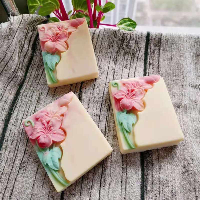 Pretty Floral Soap Mold Rectan – Soap Making Cold Process Bewertung und Preis