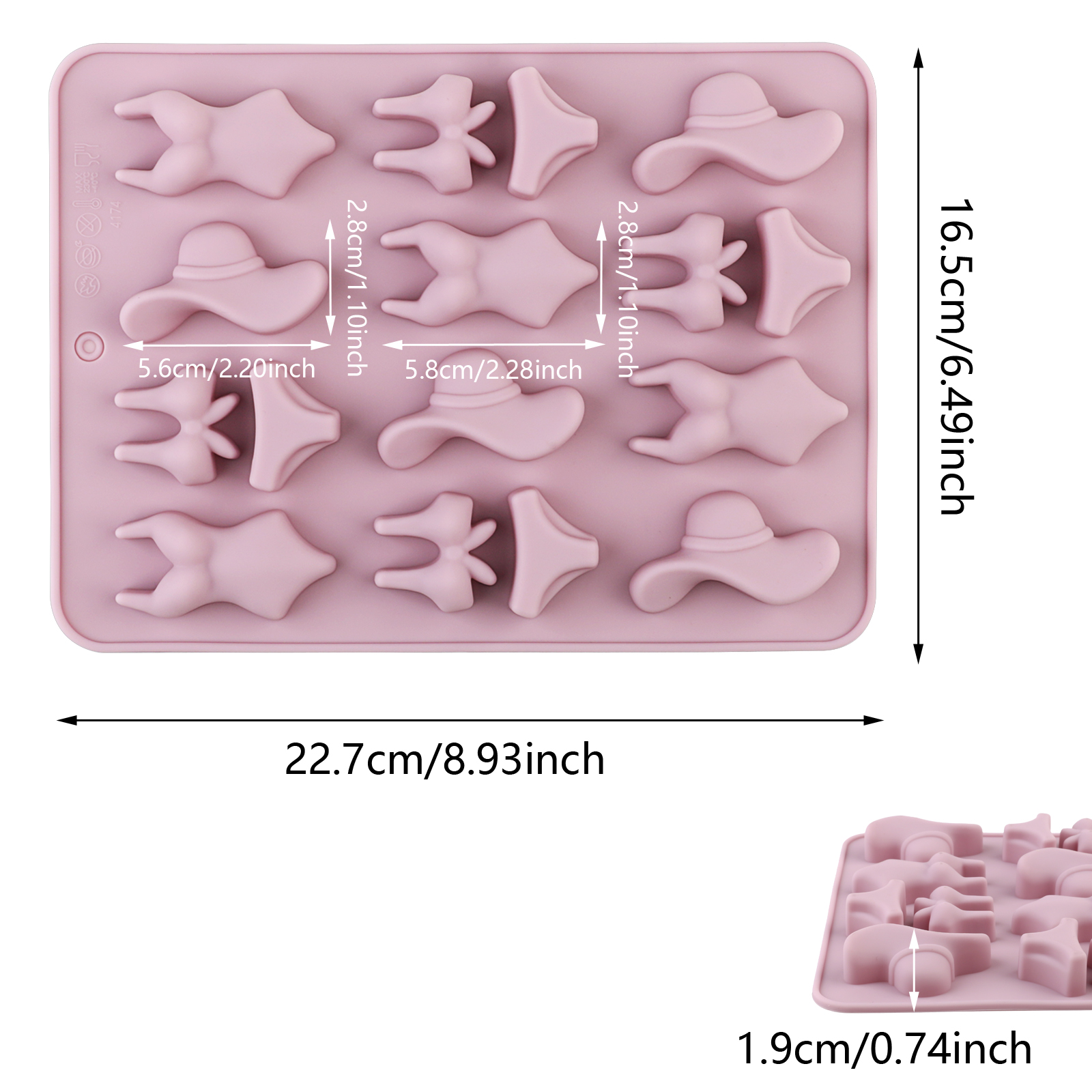 A Summer-Themed Beach Bikini M – Soap Making Silicone Molds Bewertung und Preis