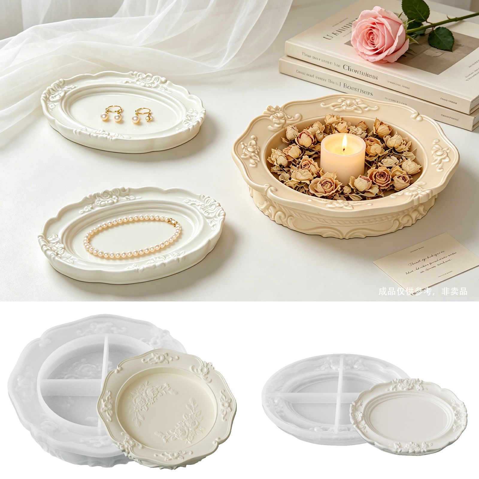 Elegant Vintage Baroque Lace S – Soap Making Silicone Molds Bewertung und Preis