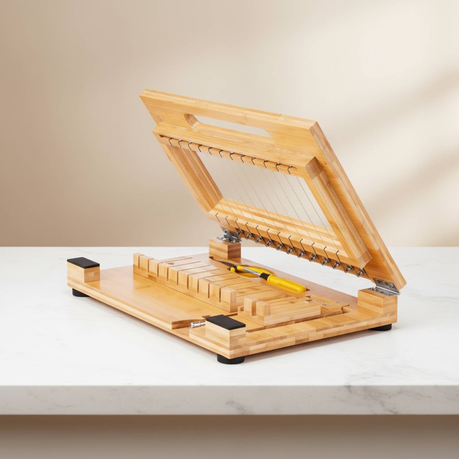 Bamboo Soap Cutter 2-in-1 Desi – Soap Making Home Bewertung und Preis