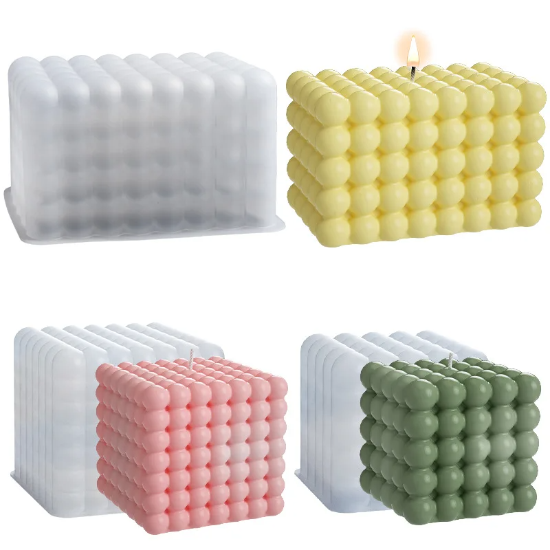 Large Bubble Cube Candles Sili – Soap Making Home Bewertung und Preis