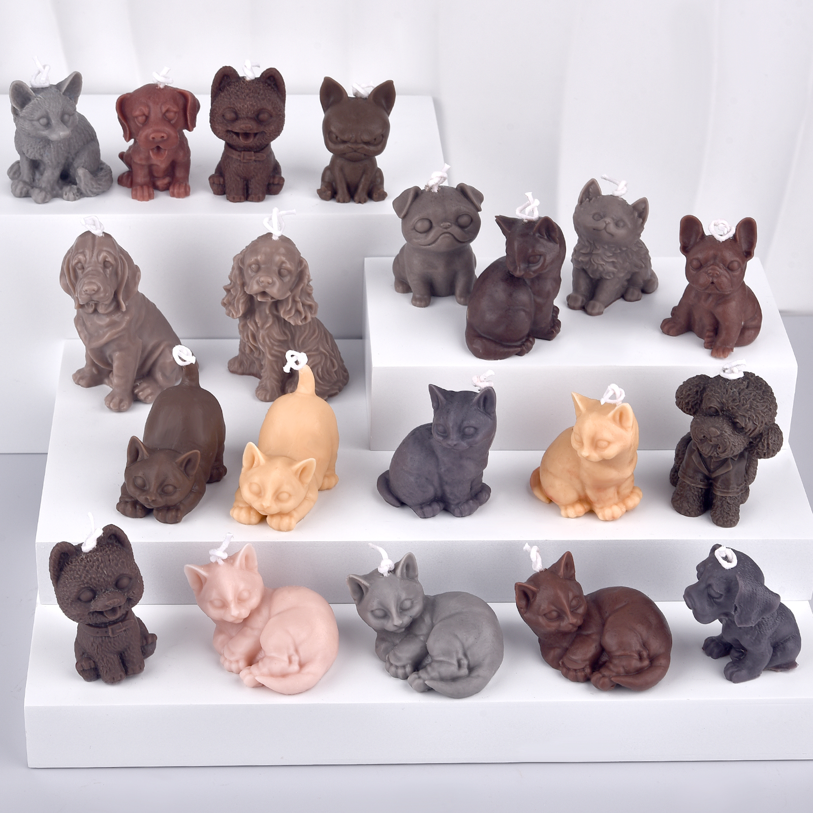 3D Dogs Cats Silicone Mold For – Soap Making Home Bewertung und Preis