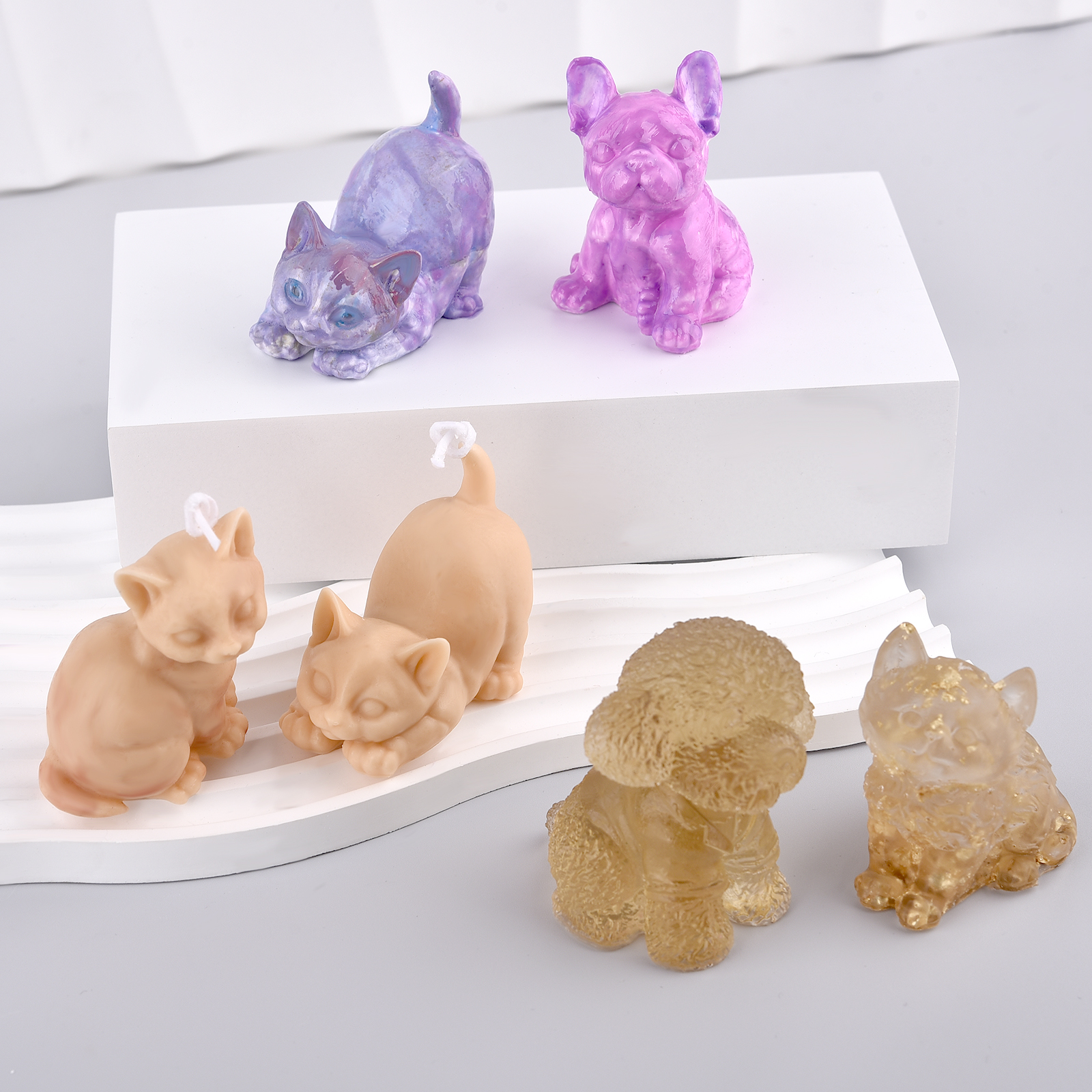 3D Dogs Cats Silicone Mold For – Soap Making Home Bewertung und Preis