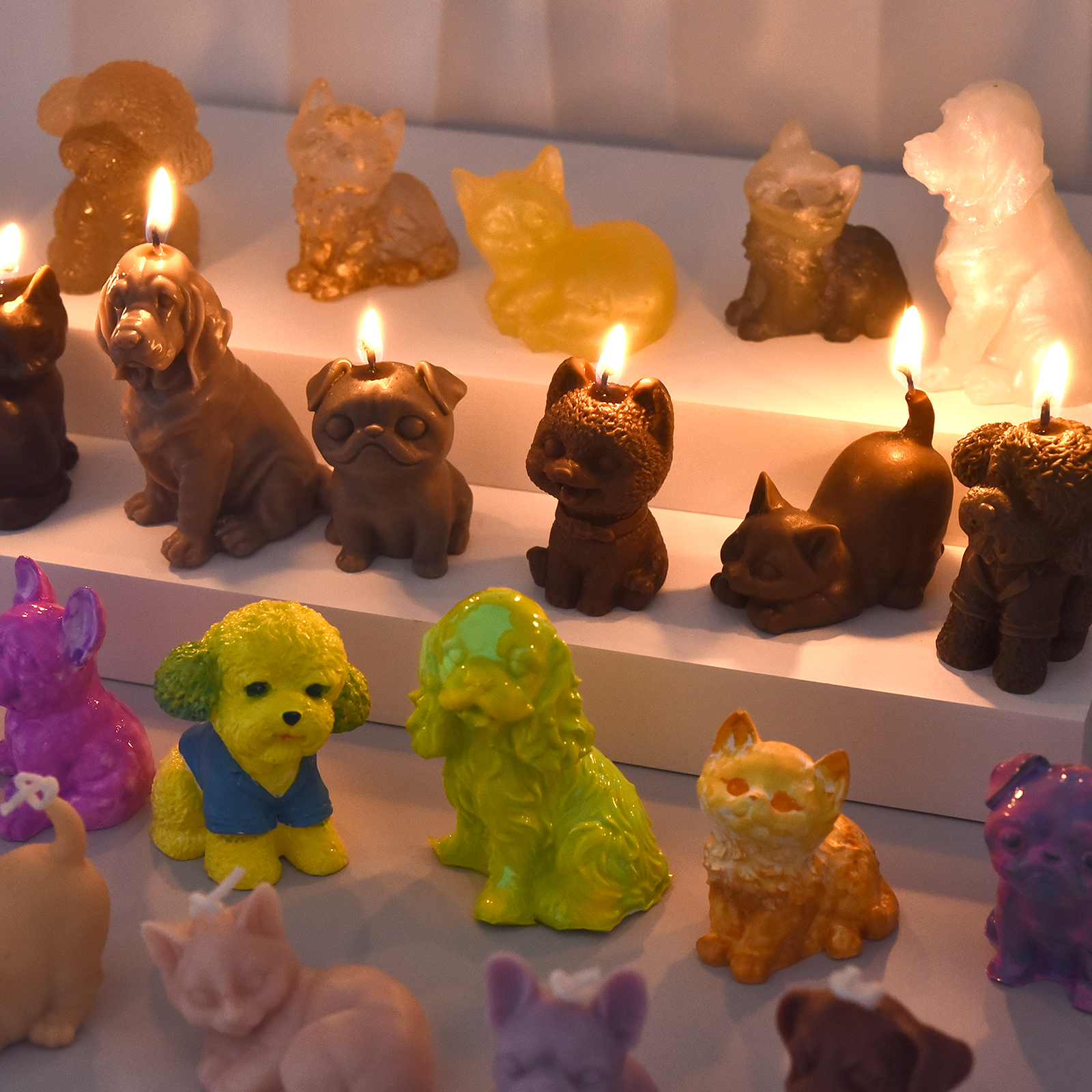 3D Dogs Cats Silicone Mold For – Soap Making Home Bewertung und Preis