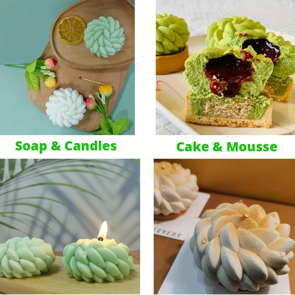 1Pc Cake Mold Santa Ana Floral – Soap Making Raw Material Bewertung und Preis