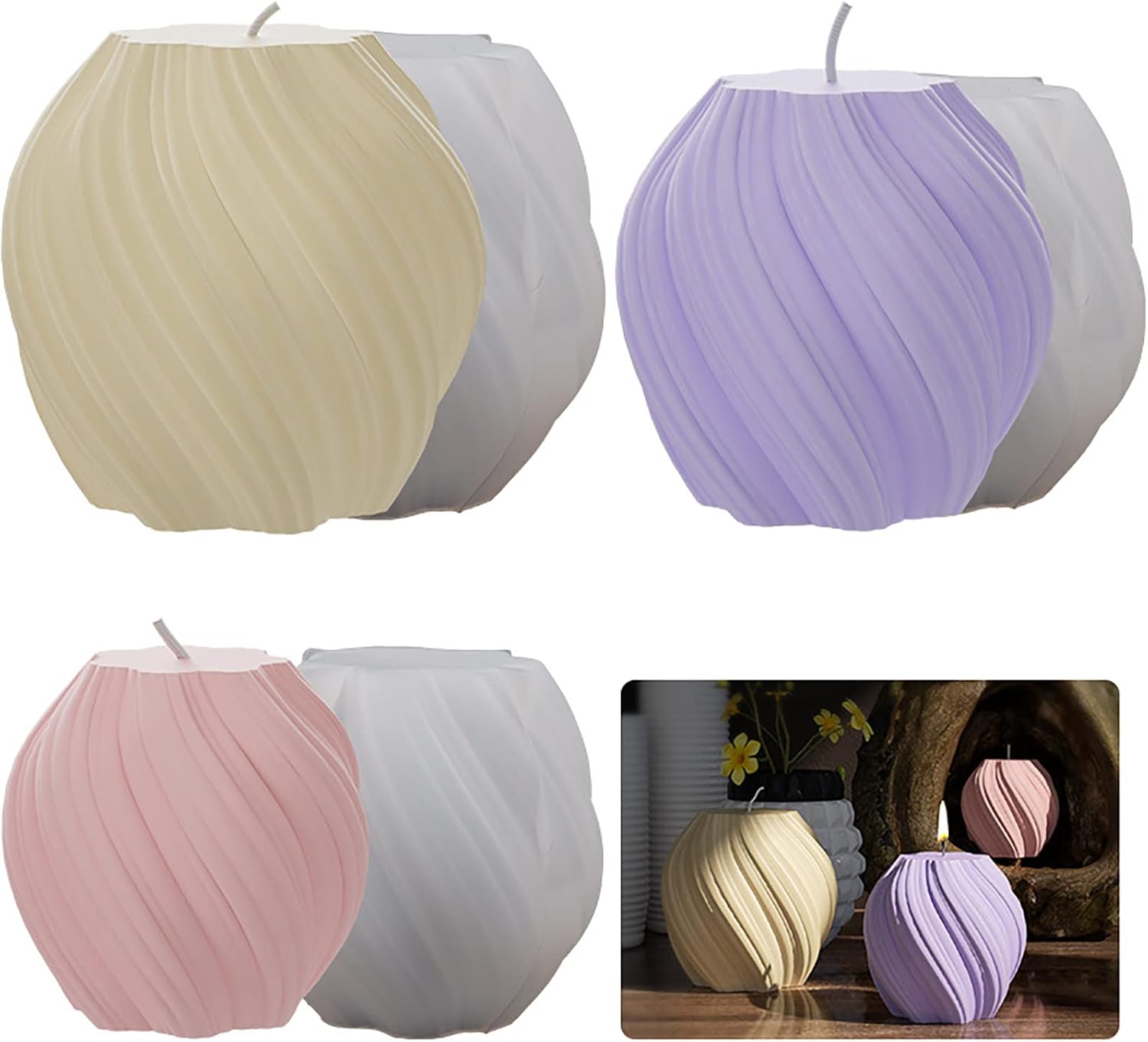 3 Pack Wave Candle Molds - Mul – Soap Making Home Bewertung und Preis
