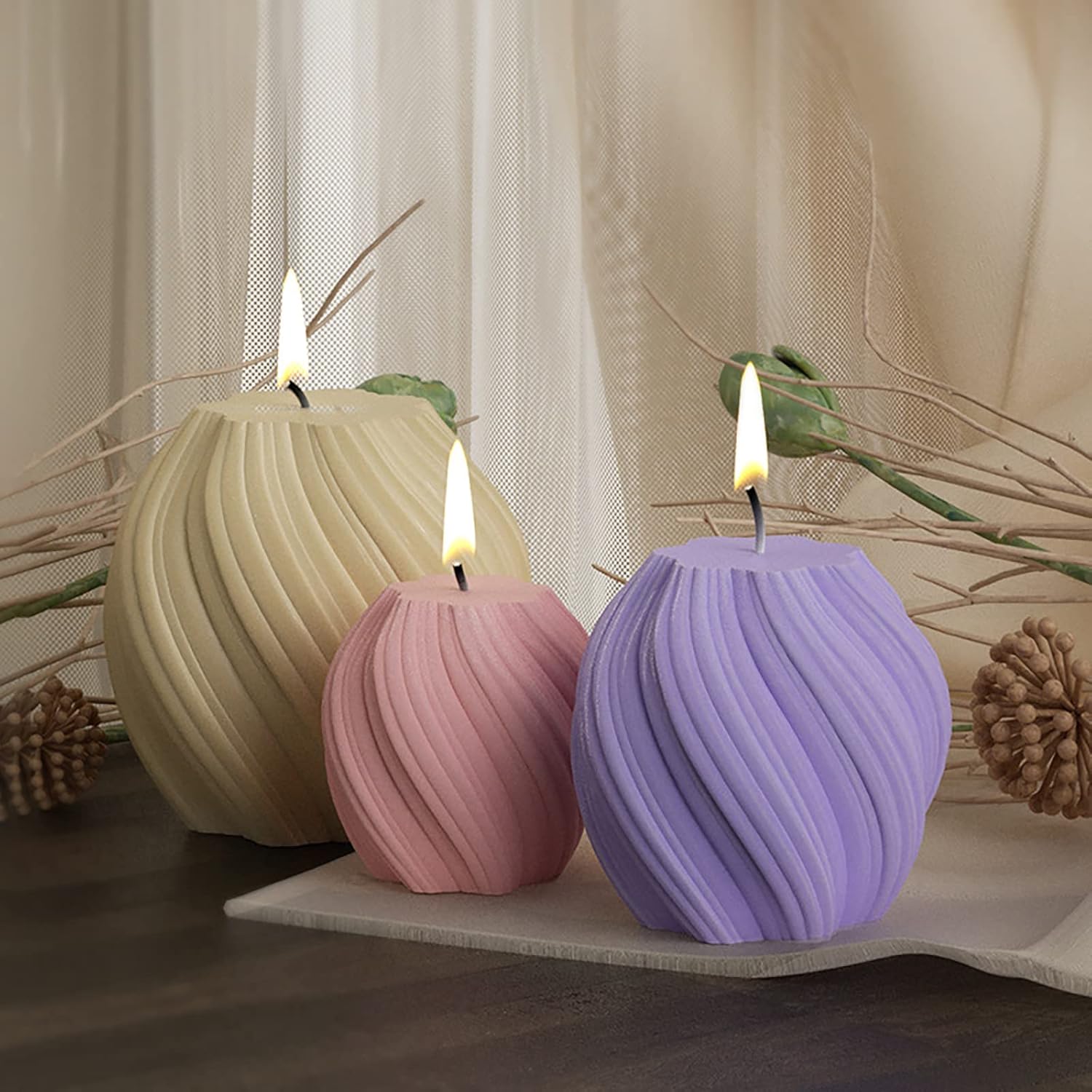 3 Pack Wave Candle Molds - Mul – Soap Making Home Bewertung und Preis