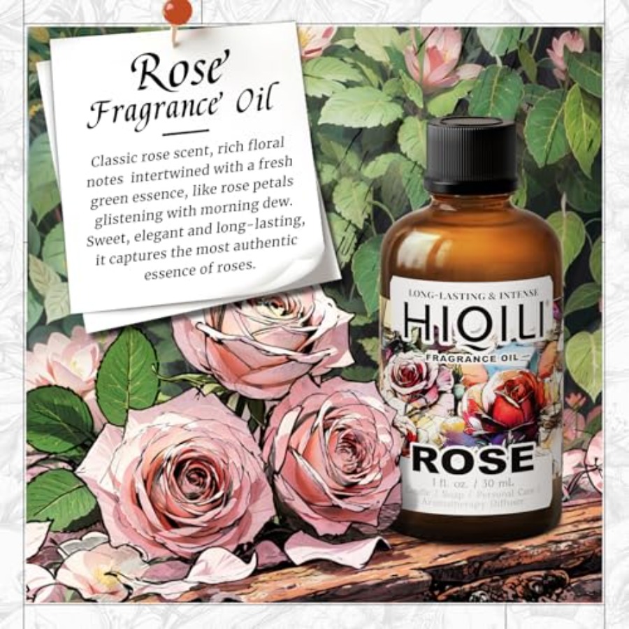 HIQILI Rose Fragrance Oil for  – Soap Making Home Bewertung und Preis
