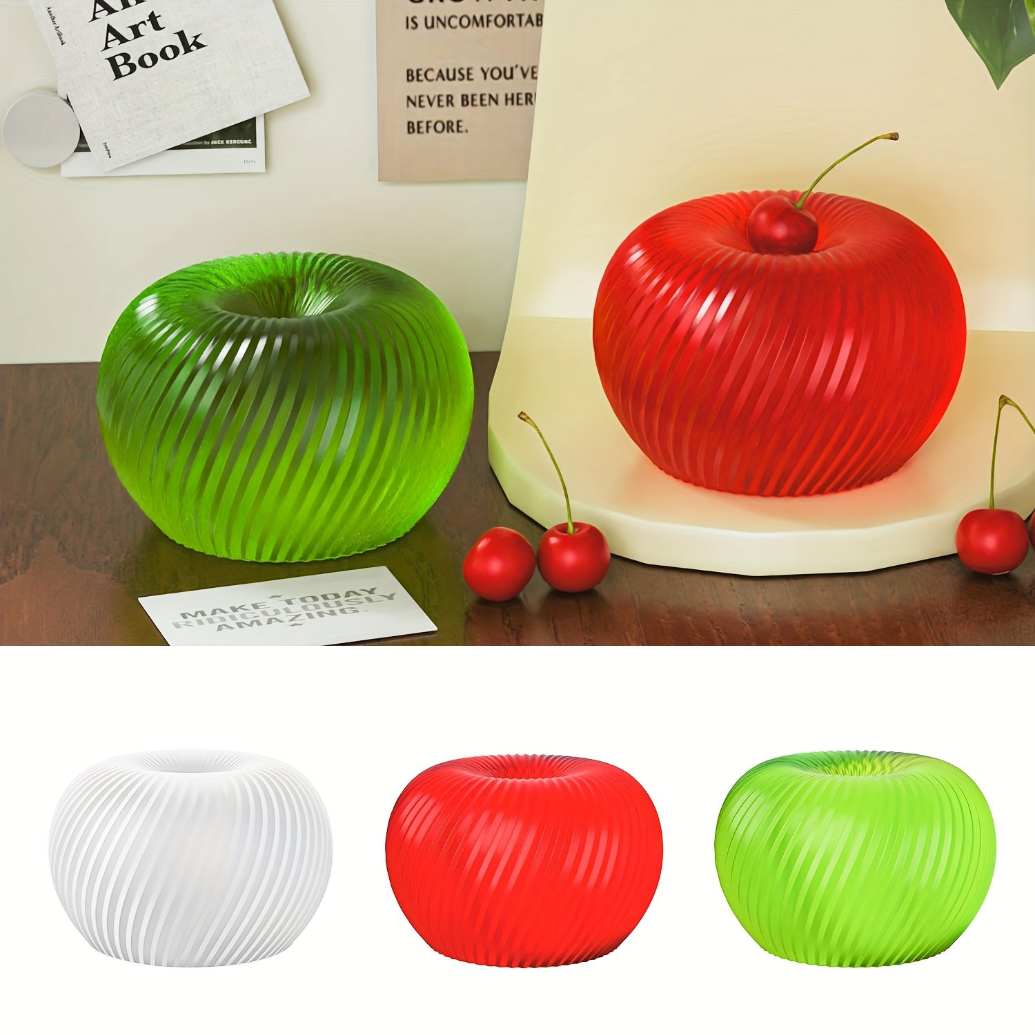 A trendy red apple silicone mo – Soap Making Silicone Molds Bewertung und Preis