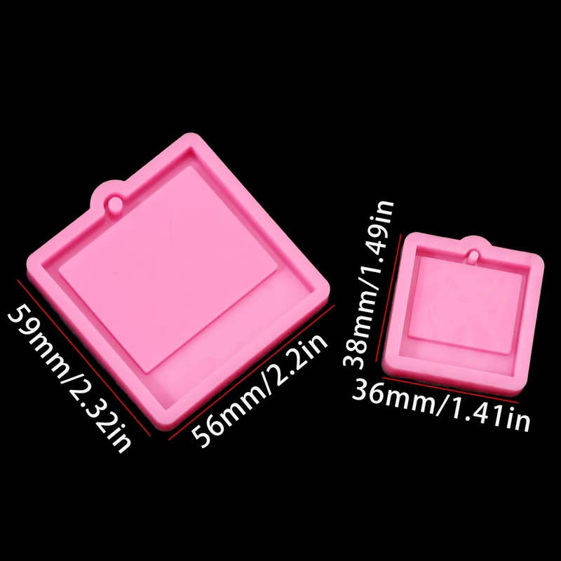 Photo Frame Epoxy Resin Keycha – Soap Making Silicone Molds Bewertung und Preis