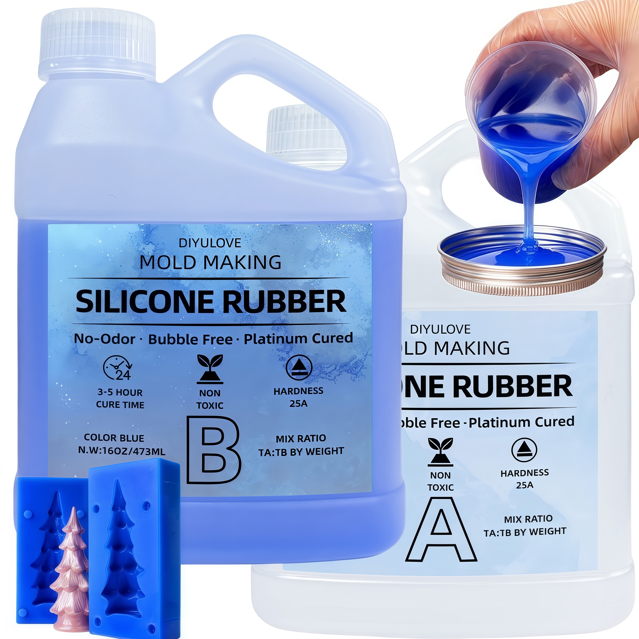 32oz High-Performance Silicone – Soap Making Silicone Molds Bewertung und Preis