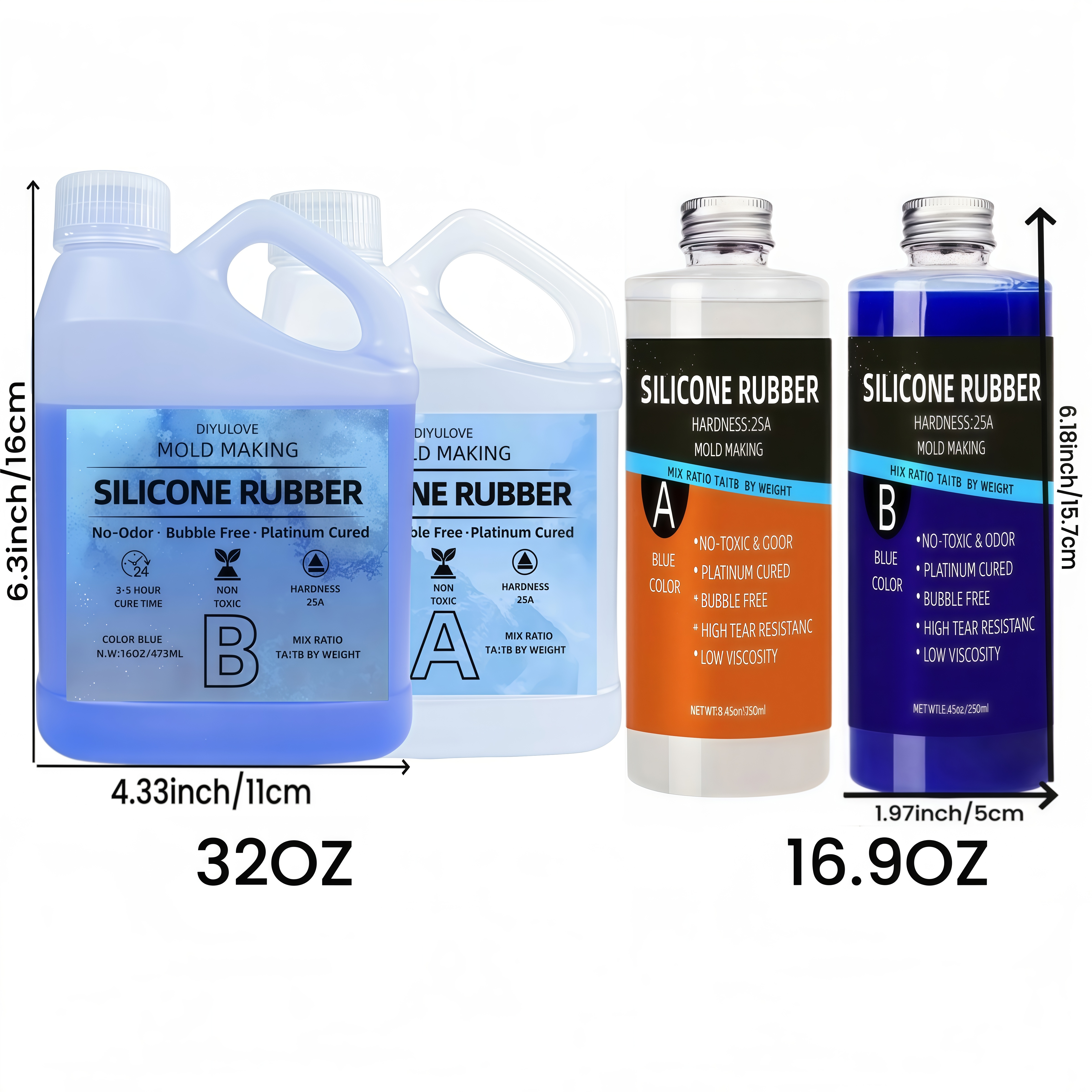 32oz High-Performance Silicone – Soap Making Silicone Molds Bewertung und Preis
