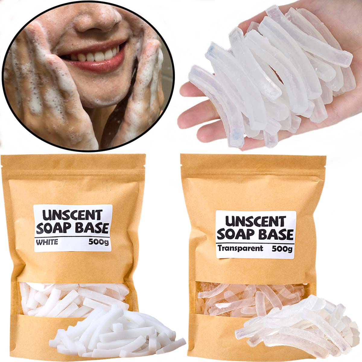500g Transparent White Color S – Soap Making Base Bewertung und Preis